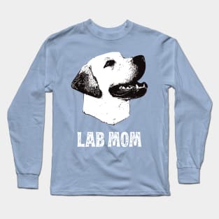 Golden Lab Mom Golden Labrador Design Long Sleeve T-Shirt